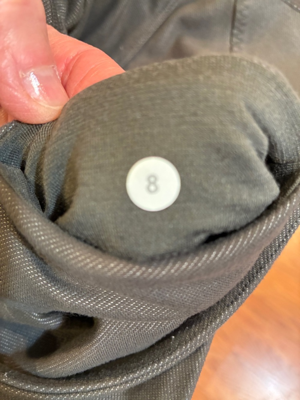 Lululemon Cargo Utility Leggings Olive Green Size 8 High Rise Ankle Zip Pocket - Picture 11 of 13